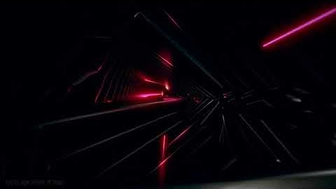 Abstract Red Futuristic Tunnel #0726 || Royalty Free Animated Background #12