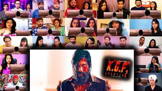 KGF 2  Parliament Scene | Rocky  Rocking Star Yash | Mixed Reaction Mashup