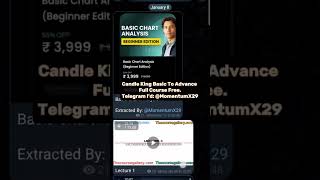 Candle King Basic Chart Analysis Course Free | Candle King Basic to Advance | #trading #course #free