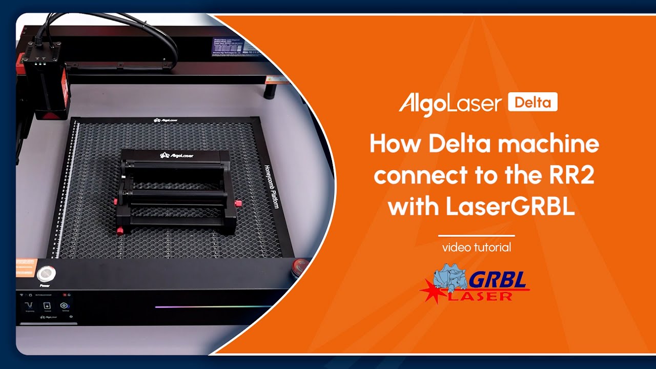 How Delta machine connect to the RR2 with LaserGRBL | Delta Tutorial ...