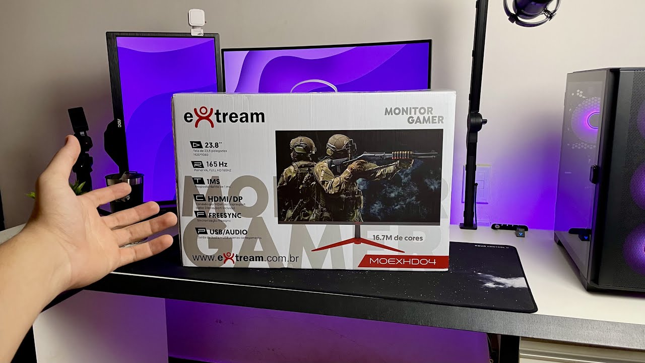 MONITOR GAMER 165HZ POR R900! Monitor Gamer Extream 24pl YouTube