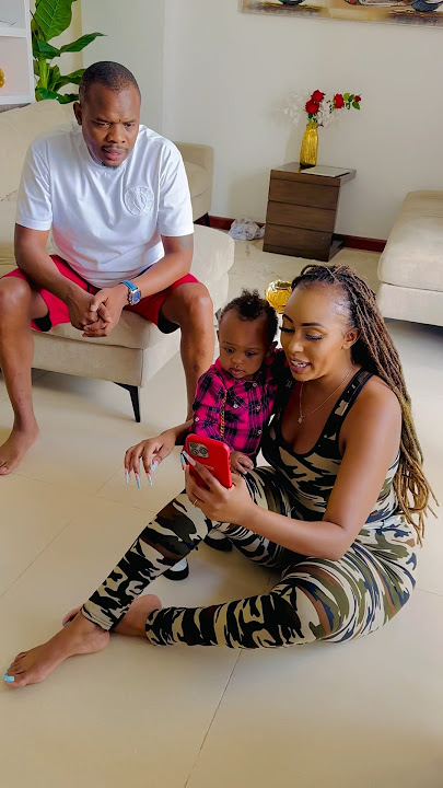 BTS,trying to get a perfect shot of our daughter #Africanah,she’s very photogenic