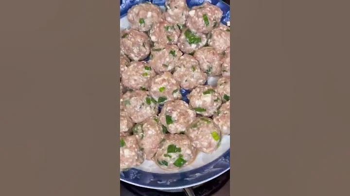 A Eurasian cooked Quick & Easy Pork Balls and Cabb...