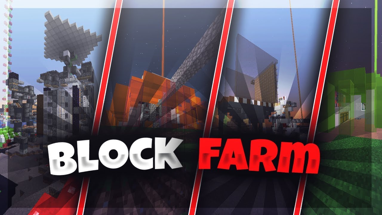 Automatizacion EXTREMA! Block Farm Minecraft tecnico 1.14.3 ep 6 - YouTube