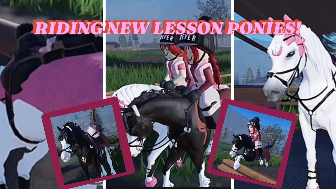 Strideway Barn RIDING NEW LESSON PONIES AT OUR SW YARD! // *spicy + funny ...