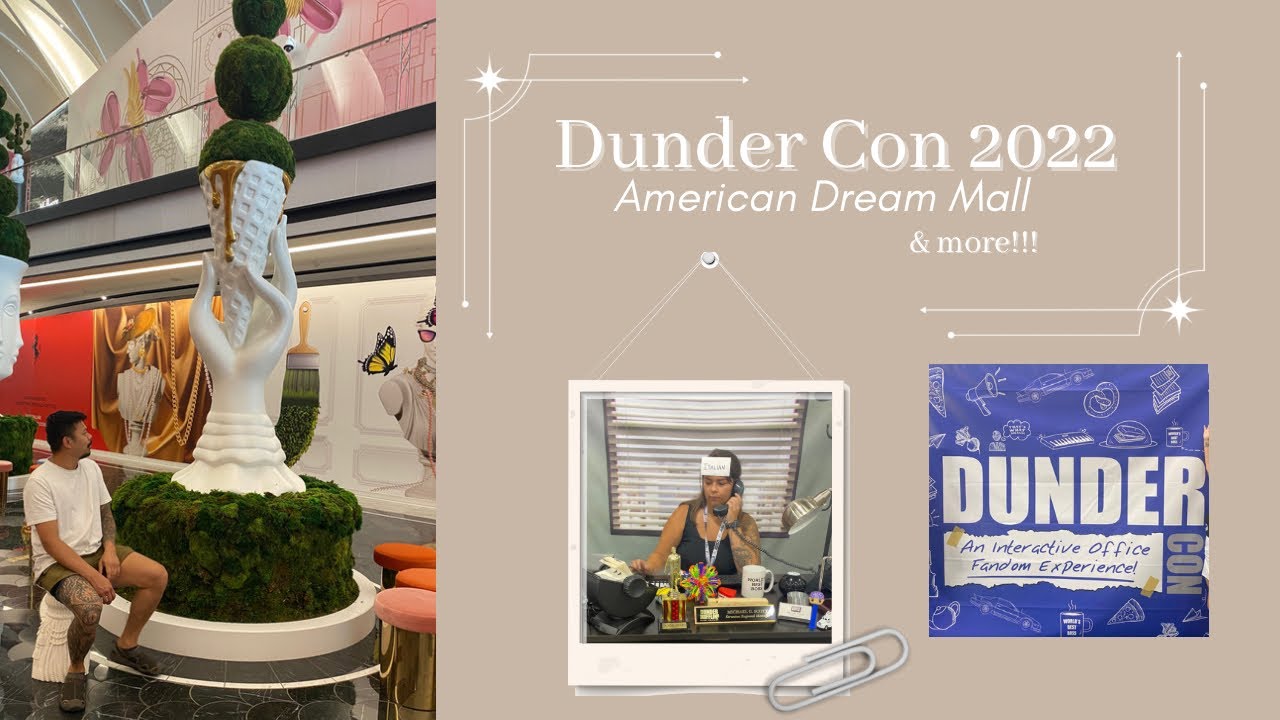 Dunder Con 2022 | The Office Fan convention | American Dream Mall & Utopia Bagels
