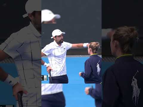 La sévère embrouille entre un Chardy bien tendu et l'arbitre #shorts #short
