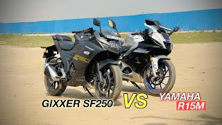 GIXXER SF250 VS YAMAHA R15M FULL COMPARISON ! ! Which one is best for you