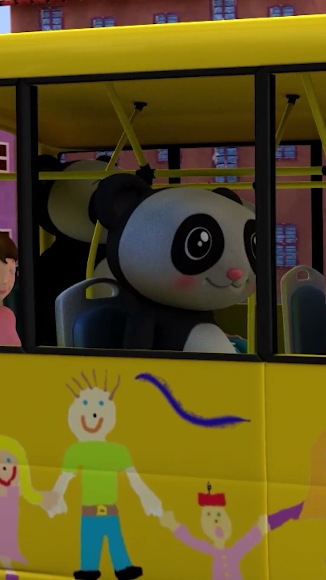 Las ruedas del autobús en la lluvia ?️? #CancionesInfantiles #LittleBabyBum
