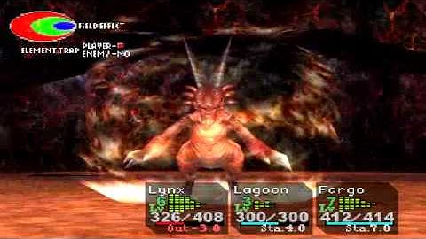 Detonado Chrono Cross Parte 38-Batalha contra o dragão de fogo