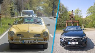 Ehemaligentreffen in Osnabrück - Karmann Ghia trifft auf &quot;Urenkel&quot; T-Roc Cabrio