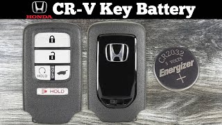 2017  2022 Honda CRV Key Fob Battery Replacement  How To Change Replace CRV Remote Batteries