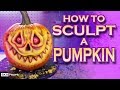 How To Sculpt A Simple Pumpkin for Halloween