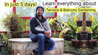 Easily learn balcony and terrace gardening in 5 days | Special announcement