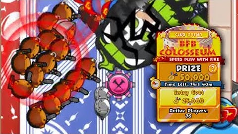 Bloons TD Battles Club Arenas - BFB Colosseum Action! Misdirection Sadness