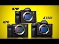 Best Sony Full Frame Camera To Buy for 2022! (a7C vs a7IV vs a7Siii)