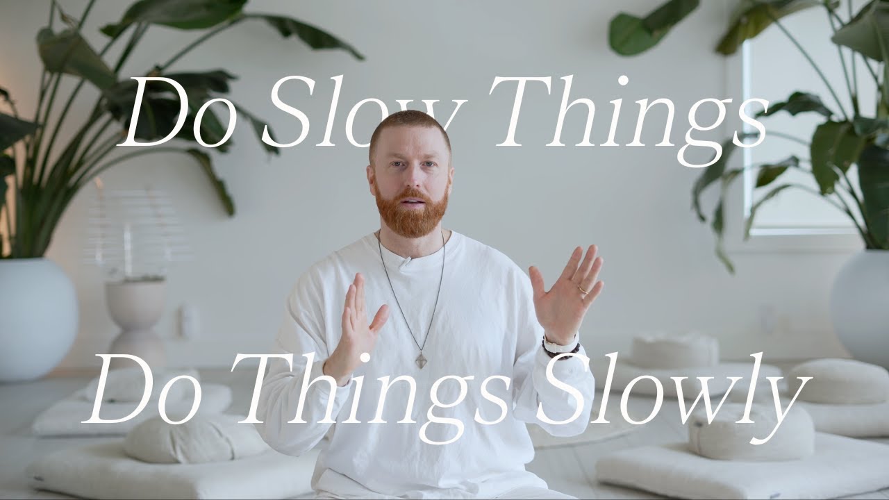 Do Slow Things / Do Things Slowly: The foundation of 5-MeO-DMT ...