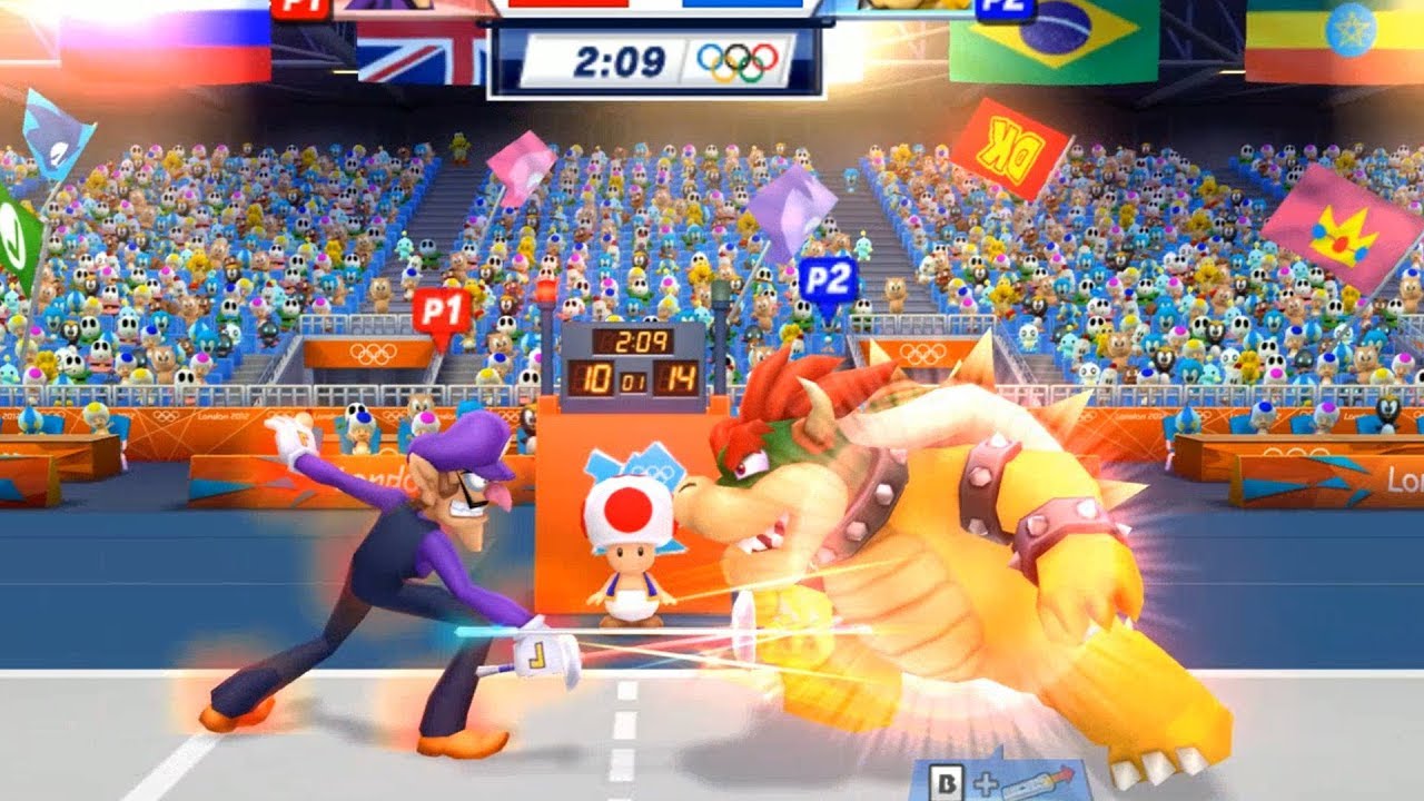 Mario & Sonic at the London 2012 Olympic Games Fencing  Epée #1