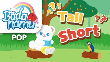 Tall and Short - Math Song l Nursery Rhymes & Kids Songs