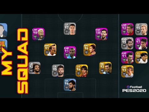 Building My squad in PES 2020 mobile | PES 2020 mobile
