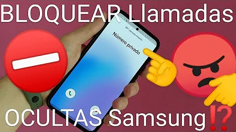 ¿Cómo desbloqueo números privados en mi Samsung?