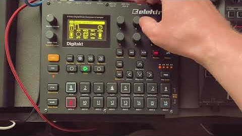 Digitakt pseudo time-stretching with LFOs