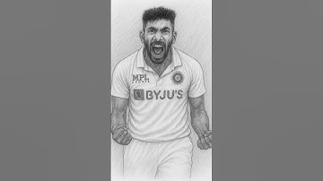Mohmmad siraj, jasprit bumrah, reshabh pant and kl Rahul#sketch#fighter song#jai hind song#viralsong