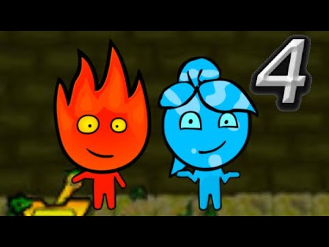 Fireboy and Watergirl: Online in the Forest Temple Level 1-3 