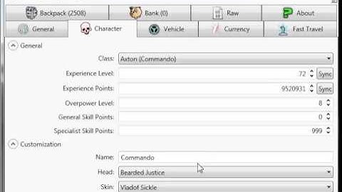Borderlands 2 PC  / PS3  How to mod save games