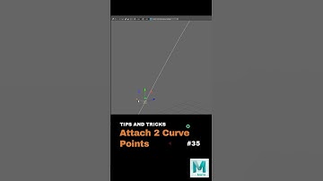 How to Attach Objects to Curve Points in Maya! Precise Control Made EASY! #shorts #tutorial #howto