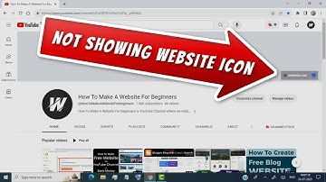 Website icon not showing on YouTube Channel Art / Favicon Not Showing  ( WordPress Website )