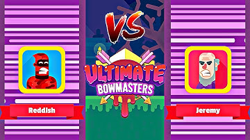 ULTIMATE BOWMASTERS Reddish vs Jeremy | Gameplay Walkthrough Part 5 | iOS, Android