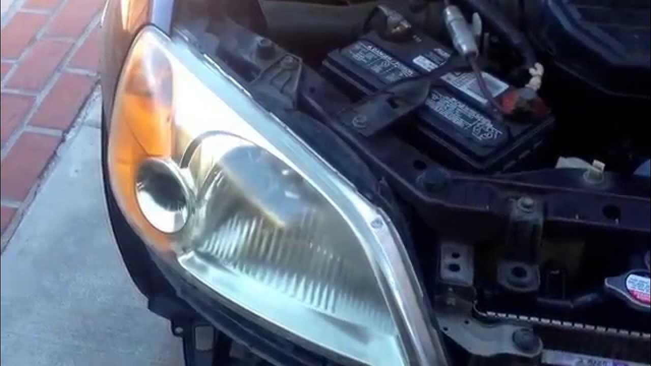2001 Honda Civic bumper/headlight assembly removal - YouTube