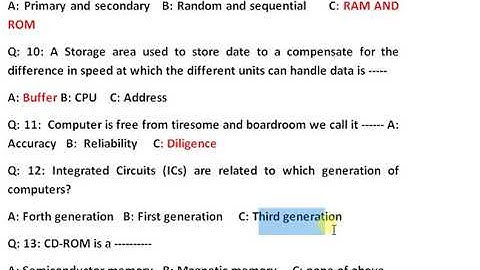 ATS computer operator pass paper