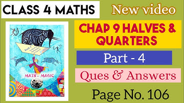 class4 maths halves and quarters,part4 ncert class4 maths ques ans. in hindi @SS Study . 72K views ​
