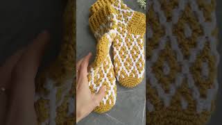 Crochet Snug Mosaic Socks 2