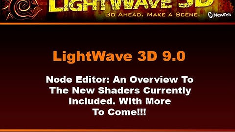 An Introduction To Shaders in LightWave3D v9.0 (3D)