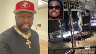 50 Cent Reacts To Chris Brown Allegedly Buying All Of Quavo Concert Tickets So No One Will Show Up!