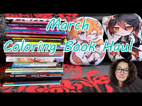 March Coloring Book Haul | 2023