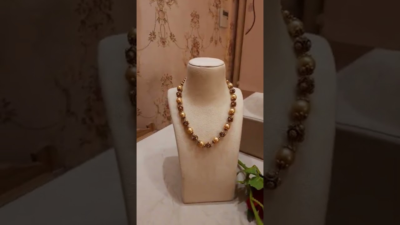 Beautiful Gold Pearl jewellery designs 2022 / Krishna Pearls Hyderabad