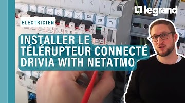 François, électricien partenaire Legrand, présente le télérupteur connecté Drivia with Netatmo