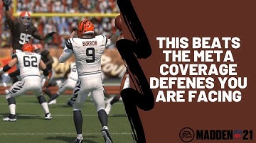 How to Beat the META Man Coverage Defense For a One Play Touchdown in Madden 21| Madden 21 Tips|