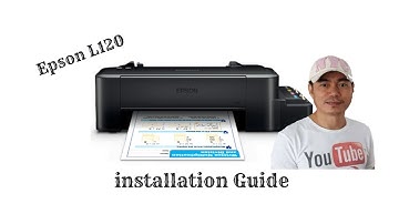 Epson Printer L120  Installation Guide Unboxing