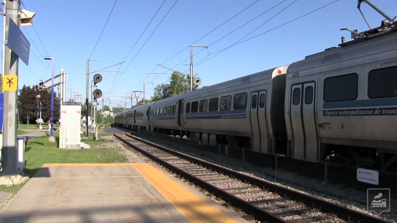 AMT Approaching DeuxMontagnes Station YouTube