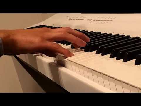 YirumaのRiver Flows In Youを初心者が電子ピアノで練習中