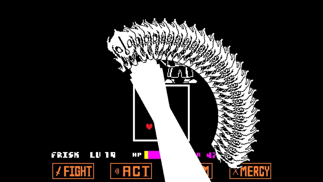 UnderTale Hard Mode Sans Figh by FDY Completed (HP INF)