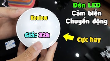 Nhà thông minh- Đèn LED cảm biến nhiệt cơ thể người giá 32k CỰC HAY