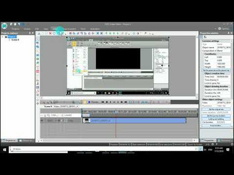 How to split parts in VSDC video editor