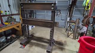 DIY 50 Ton Shop Press Model 4