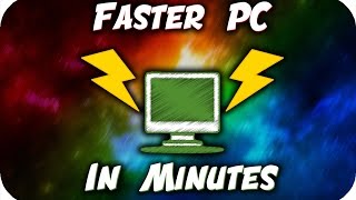 How To Make Your Computer Faster! Speed Up Your Computer In Minutes!